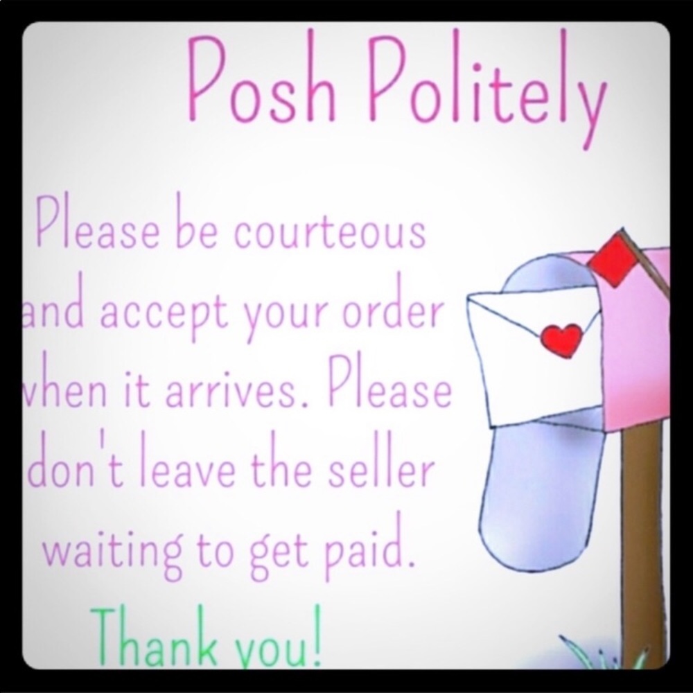 Please accept your order when it arrives 😊